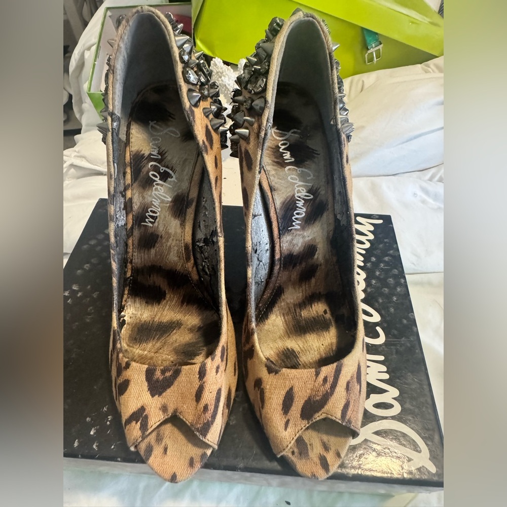 Sam Edelman Leopard Pattern Heels